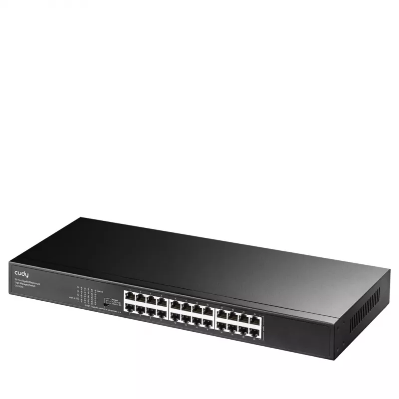 Switch de rede Cudy GS1024E Managed Gigabit Ethernet (10/100/1000) Preto
