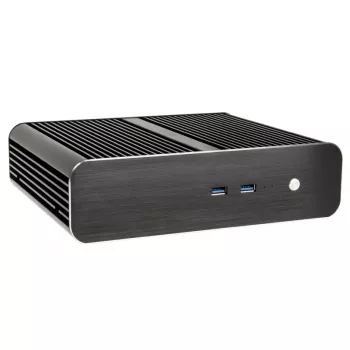 Caixa Thin-Mini-ITX sem ventoinha Akasa Euler S, OEM – preto