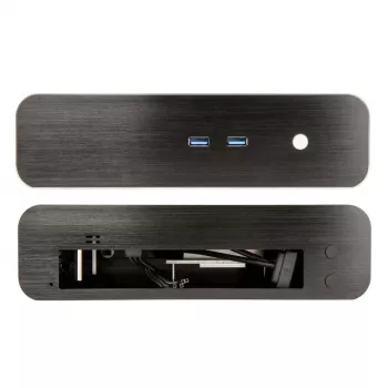 Caixa Thin-Mini-ITX sem ventoinha Akasa Euler S, OEM – preto