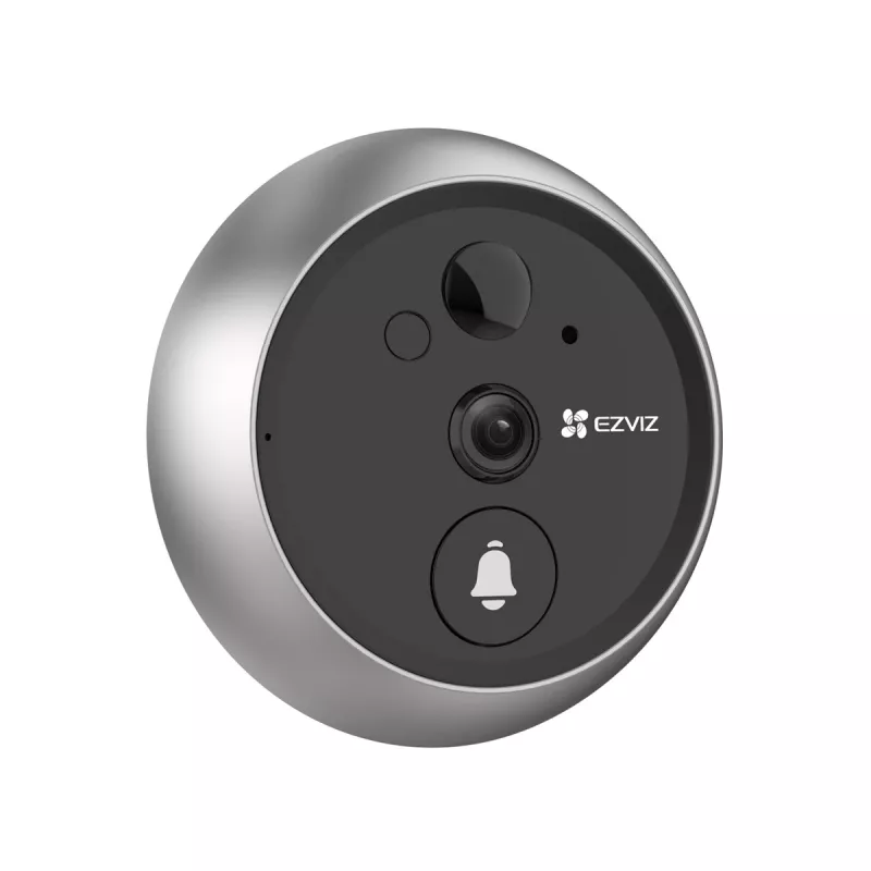 Videoporteiro EZVIZ DP2 2K 3 MP 10,9 cm (4.3) Prateado