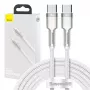 Cabo USB-C para USB-C Baseus Cafule, 100W, 2m (branco)