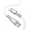 Cabo USB-C para USB-C Baseus Cafule, 100W, 2m (branco)
