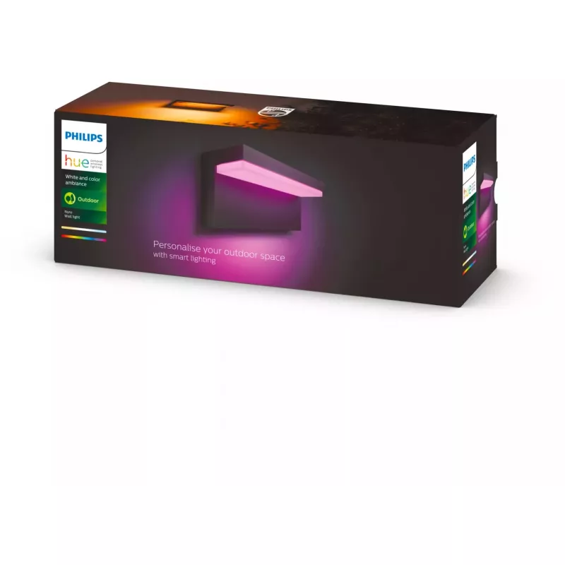 Philips Hue Nyro White & Cool Amb. Candeeiro de parede 1000lm preto