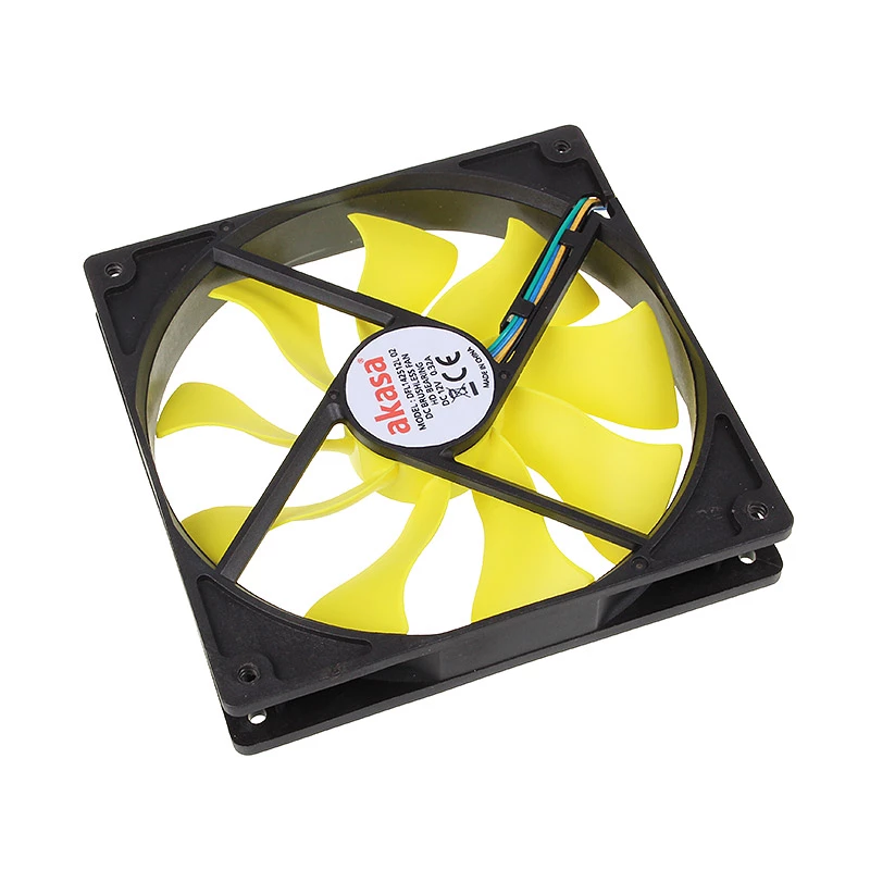 Ventoinha PWM Akasa Viper, amarela - 140 mm