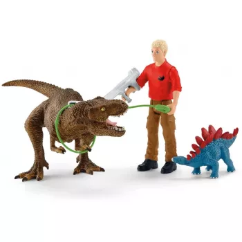 Schleich Dinosaurs 41465 Ataque do Tyrannosaurus Rex