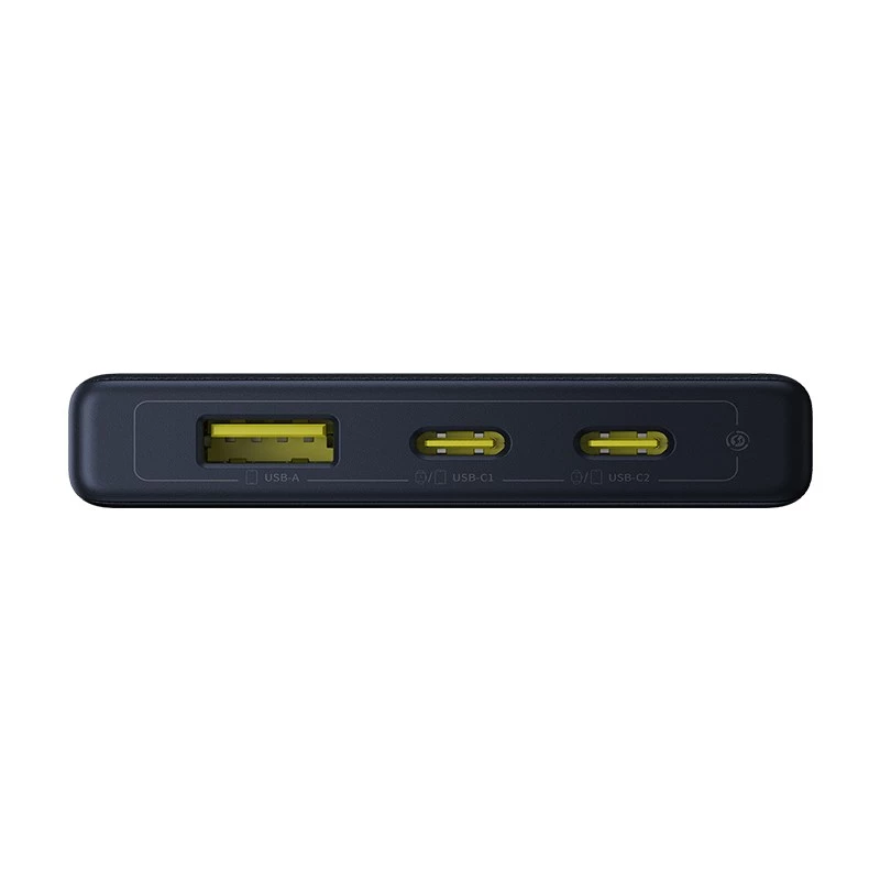 Power bank de polímero de iões de lítio Baseus P10076801123-00 10000 mAh preto