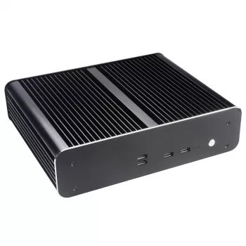 Caixa Akasa Euler TX Plus Intel LGA1700 Thin mini-ITX em alumínio sem ventoinha - caixa