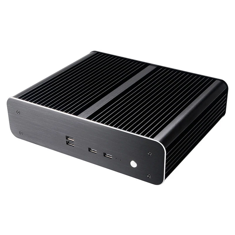 Caixa Akasa Euler TX Plus Intel LGA1700 Thin mini-ITX em alumínio sem ventoinha - caixa