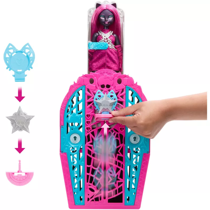 Boneca Monster High Catty Preta
