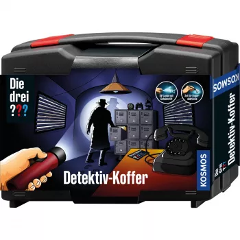 Os três ??? Mala de detetive, conjuntos de detetive equipamento completo para jovens detetives