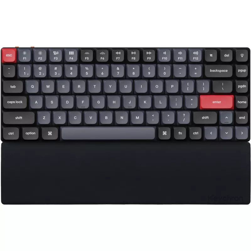Apoio de pulso em silicone para K3/K7, apoio de pulso preto