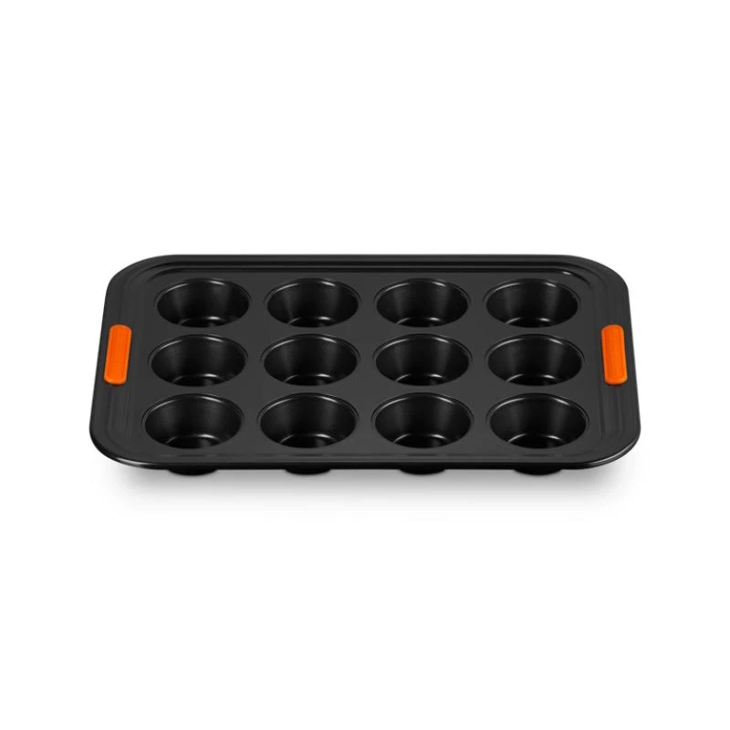 Le Creuset Forma de queques em aço carbono, antiaderente, 12 unidades (46058000010000)