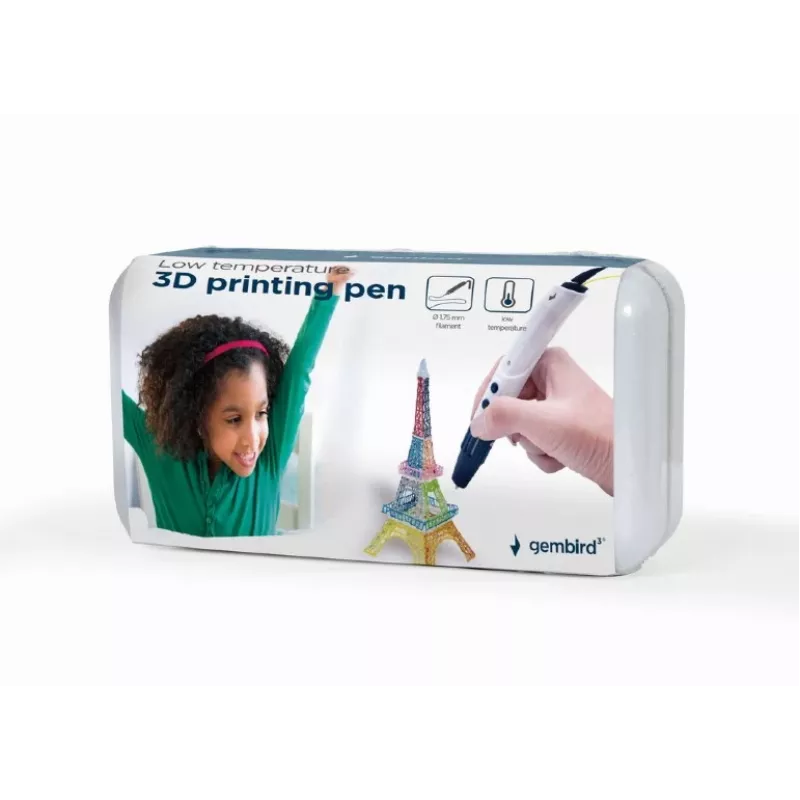 Caneta de impressão 3D de baixa temperatura Gembird | Branco