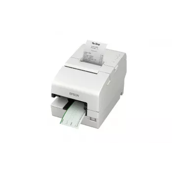 Epson TM-H6000VI, Cutter, USB, RS232, Ethernet, OPOS, Branco Impressora multifunções, Térmica direta, Impressora matricial, 7 pontos/mm (180 dpi), Largura do suporte (máx.): 80 mm, Diâmetro do rolo