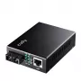 Cudy MC100SA-20 Conversor de suporte de rede 100 Mbit/s 1310 nm monomodo preto