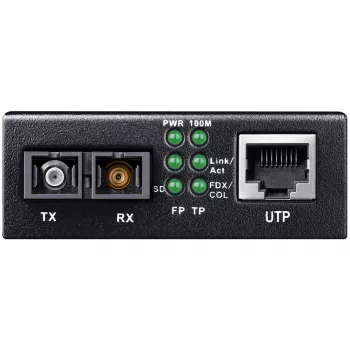 Cudy MC100SA-20 Conversor de suporte de rede 100 Mbit/s 1310 nm monomodo preto