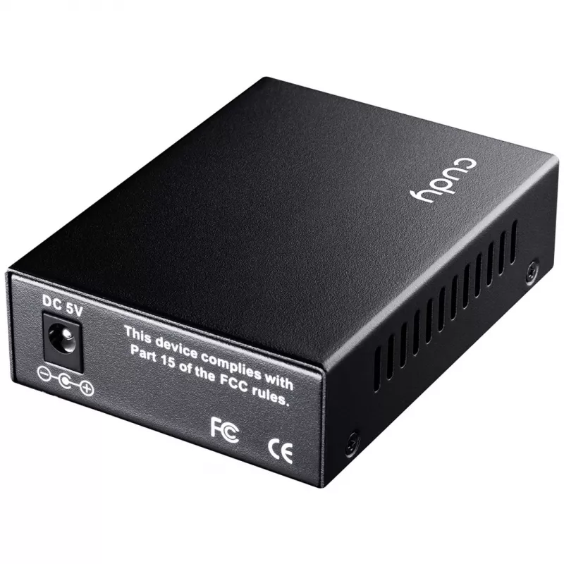 Cudy MC100SA-20 Conversor de suporte de rede 100 Mbit/s 1310 nm monomodo preto