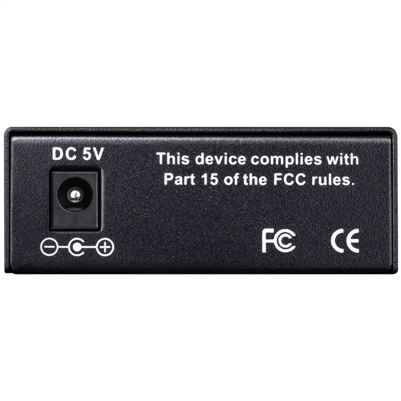 Cudy MC100SA-20 Conversor de suporte de rede 100 Mbit/s 1310 nm monomodo preto