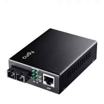 Cudy MC100MA-2 Conversor de suporte de rede 1000 Mbit/s 1310 nm multimodo preto