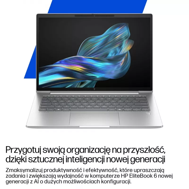 HP EliteBook 6 G1a Next Gen AI PC Copilot+ PC AMD Ryzen AI 5 340 Portátil 35,6 cm (14 inch) WUXGA 16 GB DDR5-SDRAM 512 GB SSD Wi-Fi 6E (802.11ax) Windows 11 Pro prateado