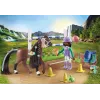 Conjunto de figuras Cavalos 71355 Zoe e Blaze com obstáculos
