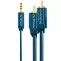 Cabo adaptador MP3 (ficha jack 3,5 mm / 2 fichas RCA) – 5,0 m adaptador adicional para leitores MP3, iPods e smartphones