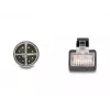 DeLOCK 60077 adaptador de cabo M12 RJ-45 preto - turquesa (60077)
