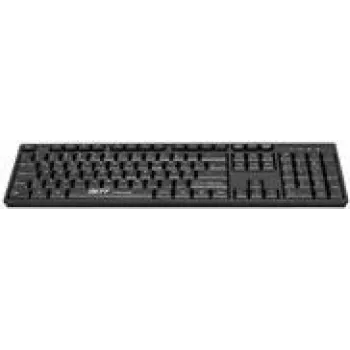 GCQ CleanType Easy Basic - teclado – plástico, para ambientes médicos – lavável – USB – QWERTY – EUA – preto