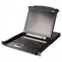 ATEN CL5708MW comutador KVM LCD de 43 cm de largura, USB-PS/2, VGA, 8 portas, layout UK