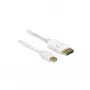 Cabo de rede patch C2G Cat6 blindado (UTP) com alívio de tensão - cabo patch - RJ-45 (macho) para RJ-45 (macho) - 30 cm - UTP - CAT 6 - moldado, sem patilhas, flexível - branco