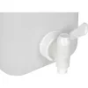 Bidão de água 10L (branco/transparente, com torneira de descarga)