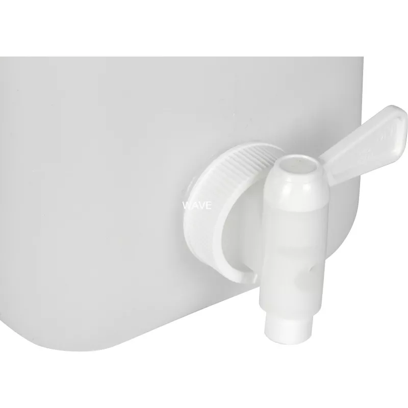 Bidão de água 10L (branco/transparente, com torneira de descarga)