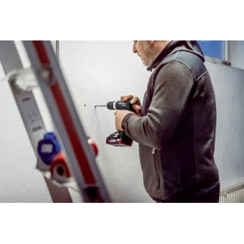 Metabo SB 18 L BL 1700 RPM sem chave 1,3 kg preto, verde, vermelho, prateado