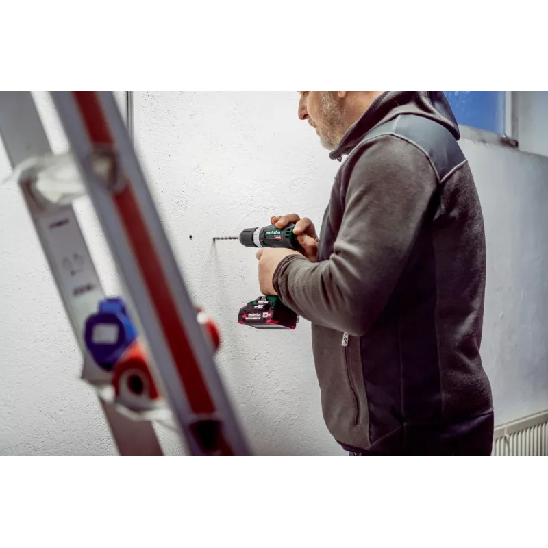 Metabo SB 18 L BL 1700 RPM sem chave 1,3 kg preto, verde, vermelho, prateado