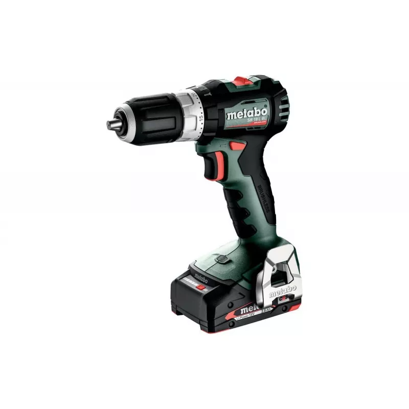 Metabo SB 18 L BL 1700 RPM sem chave 1,3 kg preto, verde, vermelho, prateado