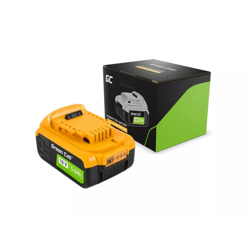 Bateria Green Cell para DeWalt XR 18V 5Ah bateria para ferramenta elétrica DCB184