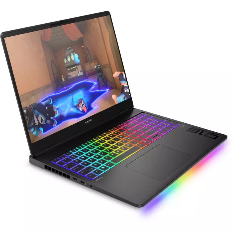Portátil HP OMEN MAX Gaming 16-ah0073ng 16 WQXGA OLED Core Ultra 7 255HX 32GB/2TB RTX 5070Ti W11Home – layout do teclado possivelmente alemão