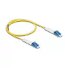 Cabo de fibra ótica Delock LC Duplex para LC Duplex Monomodo OS2 dobrável 1 m