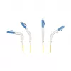 Cabo de fibra ótica Delock LC Duplex para LC Duplex Monomodo OS2 dobrável 1 m