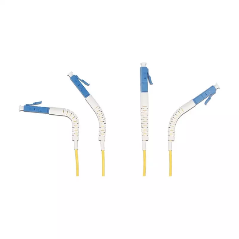 Cabo de fibra ótica Delock LC Duplex para LC Duplex Monomodo OS2 dobrável 1 m