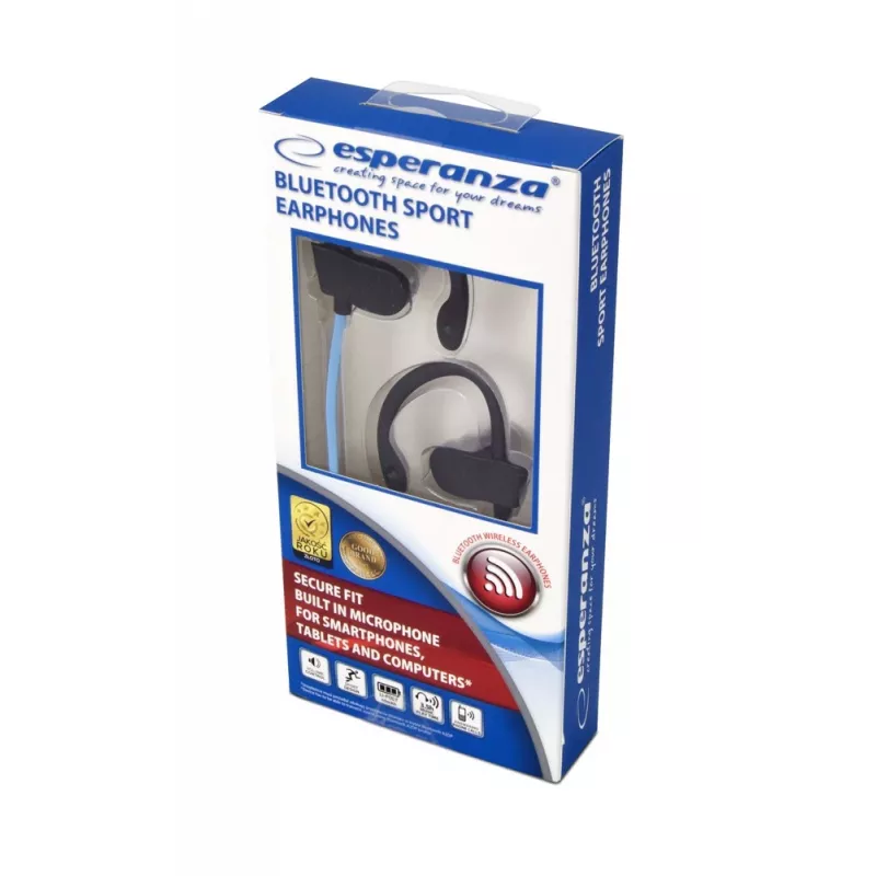 Auscultadores Bluetooth PRETO/AZUL