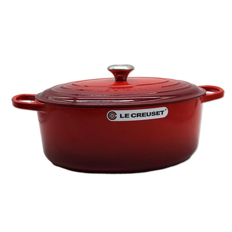 Assadeira oval Le Creuset Signature 35 cm vermelho cereja (21178350602430)