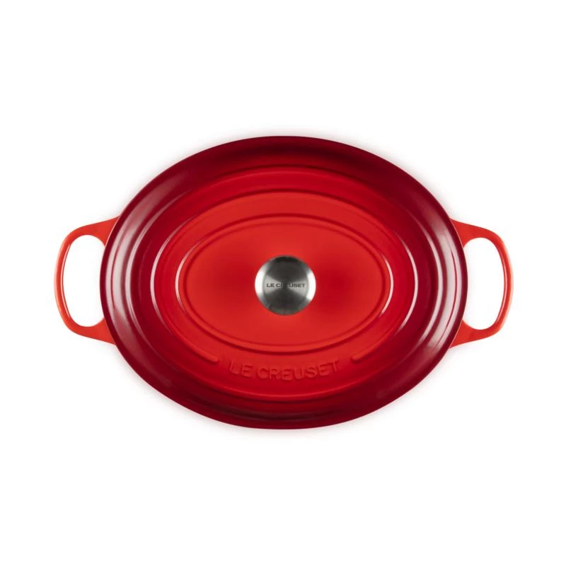 Assadeira oval Le Creuset Signature 35 cm vermelho cereja (21178350602430)