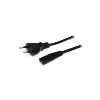 Cabo de carregamento para portátil StarTech.com 2 m, ficha EU para C7, 2,5A 250V, 18AWG, cabo de alimentação para portátil/impressora, cabo de carregador para portátil, cabo de fonte de alimentação para portátil - UL