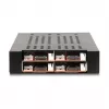 Delock 3.5 Baía removível para 4x SSD M.2 NVMe com conector OcuLink SFF-8612 (47111)