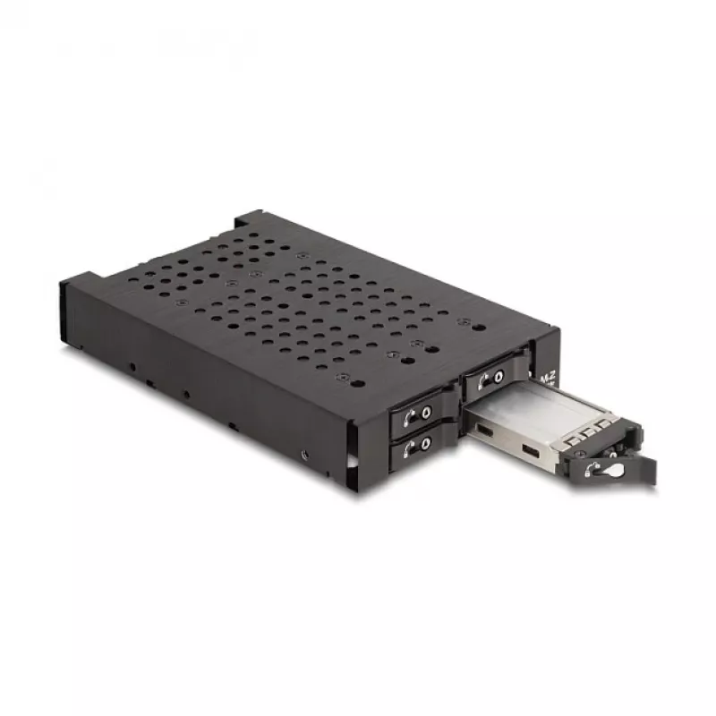 Delock 3.5 Baía removível para 4x SSD M.2 NVMe com conector OcuLink SFF-8612 (47111)