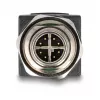 Adaptador Delock M12 X-codificado 8 Pin conector macho para conector fêmea RJ45 reto