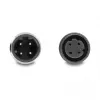 Cabo Delock M12 codificado D 4 pinos ficha para conector fêmea PVC 1 m