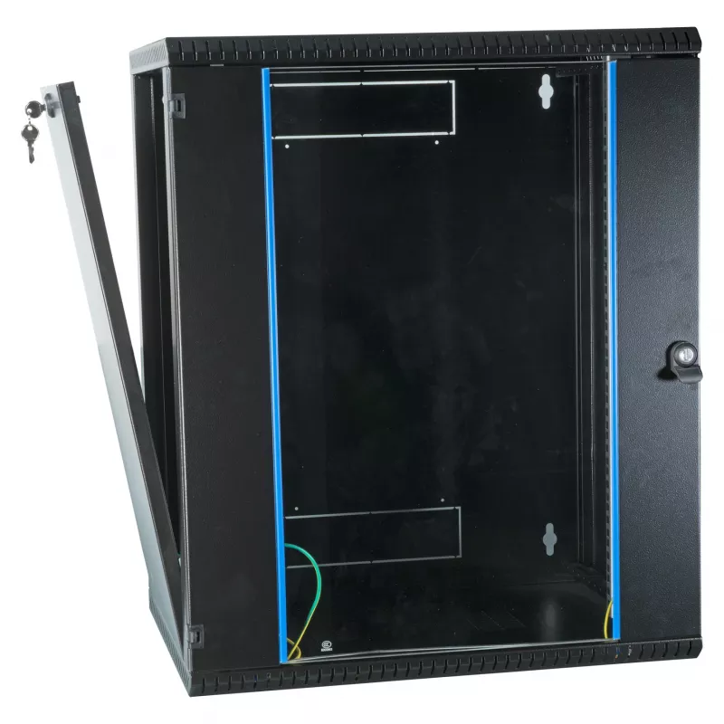 EFB 19 Armário de parede 15HE, fixo, 1 peça, RAL9005, profundidade 450 mm