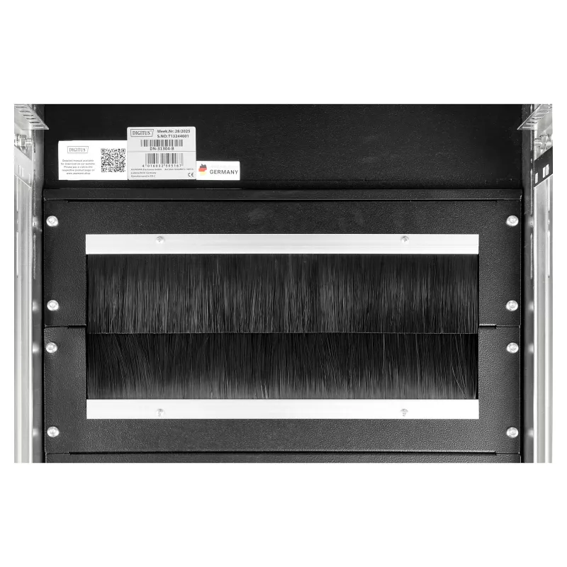 Armário de servidor 42HE Unique Server-N 2053x800x1200mm preto.